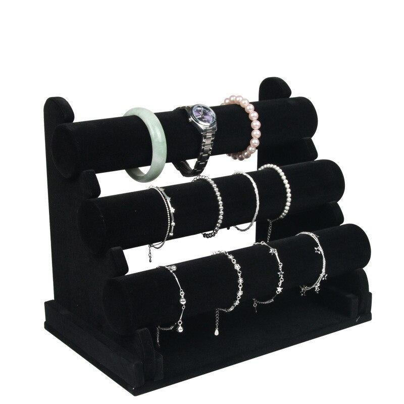 Porte Bracelet Velours Coffret Bijoux